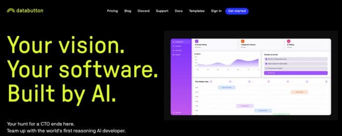 Databutton AI - Your vision. Your software. Built by AI.